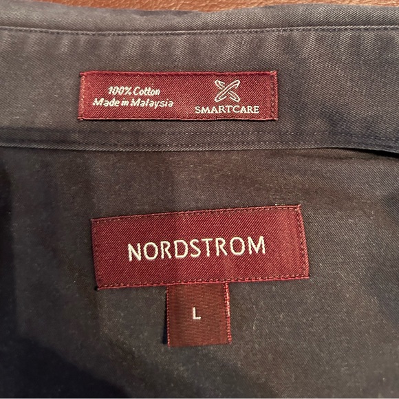 Nordstrom Antique Black Long Sleeve Boat Shirt size Large - Picture 4 of 9